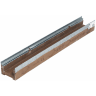 ACO MultiDrain® M100D No. 0100 Shallow Drainage Channel with Galvanised Rail 1000mm D 400