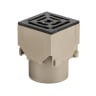 ACO Raindrain Corner Unit with Cast Iron Grate and Vertical Outlet B125