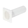 Airflow 100mm x 350mm Rigid Duct and Square Grill in White with Fixing Kit