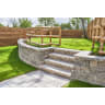 Tobermore Secura Grand Retaining Wall Block 400 x 230 x 200mm Slate