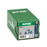 SPAX YELLOX Coated Universal Woodscrews PZ2 Bit Recess 4.0 x 70mm Box of 100