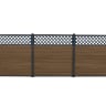 Piranha Composite Fence Diagonal Trellis 1800 x 450 x 20mm