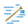 Optimaxx Extreme Performance Wood Screw 5.0x60mm Box of 200