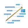 Optimaxx Extreme Performance Wood Screw Maxxtub 5.0 x 100mm Tub of 275