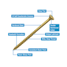 Optimaxx Extreme Performance Wood Screw Maxxtub 6.0x100mm Tub of 200