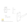 Carlisle Brass Contract Victorian Lever Latch Handle Polished Brass