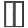 PVC-U French Door Left Hand Master 1790 x 2090 mm Grey/White