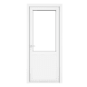 Crystal Triple Glazed Door White 920 x 2090mm Clear