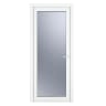Crystal Triple Glazed Door White 840 x 2090mm Obscure