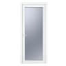 Crystal Triple Glazed Door White 920 x 2090mm Obscure