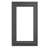 Crystal Triple Glazed Window Grey/White RH 610 x 1190mm Clear