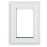 Crystal Triple Glazed Window White Top Hung 610 x 610mm Clear