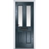 Carnoustie Anthracite Grey Clear Glass 920 x 2090mm Right Hand