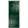 Muirfield solid Green None Glass 920 x 2090mm Left Hand