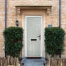 Muirfield solid Agate Grey None Glass 920 x 2090mm Left Hand