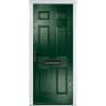 Muirfield solid Green None Glass 920 x 2090mm Right Hand
