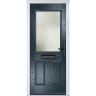 Lytham Anthracite Grey Clear Glass 920 x 2090mm Left Hand