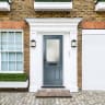 Lytham Slate Grey Stipolytte Glass 920 x 2090mm Right Hand