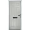 Muirfield solid Agate Grey None Glass 890 x 2090mm Left Hand