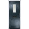 Sunningdale Anthracite Grey Clear Glass 890 x 2090mm Left Hand