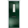 Sunningdale Green Clear Glass 890 x 2090mm Right Hand
