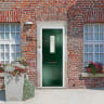 Sunningdale Green Clear Glass 890 x 2090mm Right Hand