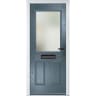 Lytham Slate Grey Clear Glass 890 x 2090mm Left Hand