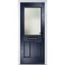 Lytham Blue Stipolytte Glass 890 x 2090mm Left Hand