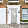Lytham Agate Grey Stipolytte Glass 890 x 2090mm Left Hand