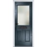Lytham Anthracite Grey Clear Glass 890 x 2090mm Right Hand