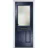 Lytham Blue Stipolytte Glass 890 x 2090mm Right Hand