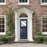Eaton Blue Stipolytte Glass 890 x 2090mm Left Hand
