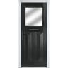 Eaton Black Stipolytte Glass 890 x 2090mm Right Hand
