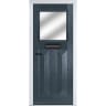 Eaton Anthracite Grey Stipolytte Glass 890 x 2090mm Right Hand