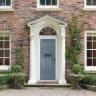 Eaton Solid Slate Grey None Glass 890 x 2090mm Left Hand