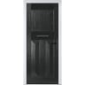 Eaton Solid Black None Glass 890 x 2090mm Left Hand