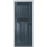 Eaton Solid Anthracite Grey None Glass 890 x 2090mm Left Hand