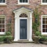 Eaton Solid Anthracite Grey None Glass 890 x 2090mm Left Hand