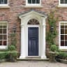Eaton Solid Blue None Glass 890 x 2090mm Left Hand