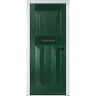 Eaton Solid Green None Glass 890 x 2090mm Left Hand