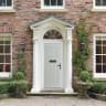 Eaton Solid Agate Grey None Glass 890 x 2090mm Left Hand