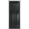 Eaton Solid Black None Glass 890 x 2090mm Right Hand