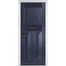 Eaton Solid Blue None Glass 890 x 2090mm Right Hand