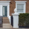 Monza Left Slate Grey Stipolytte Glass 890 x 2090mm Left Hand