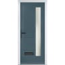 Monza Right Slate Grey Clear Glass 890 x 2090mm Right Hand