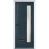Monza Right Anthracite Grey Clear Glass 890 x 2090mm Right Hand