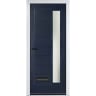 Monza Right Blue Clear Glass 890 x 2090mm Right Hand