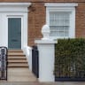 Monza Solid Slate Grey No Glass 890 x 2090mm Left Hand