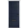 Monza Solid Blue No Glass 890 x 2090mm Left Hand