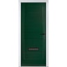 Monza Solid Green No Glass 890 x 2090mm Left Hand